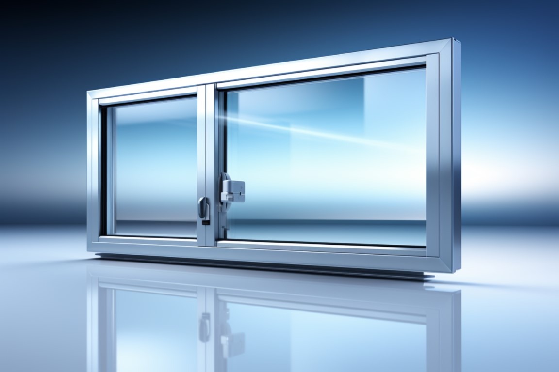 Upvc Tilt Slide Door on white background. Upvc Tilt Slide Door on white background. A high quality image making by generative ai.